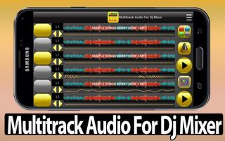 Multitrack Audio For Dj Mixer Affiche