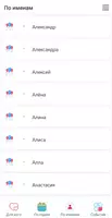 Открытки с днем рождения имена screenshot 4