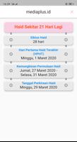 HAIDKU - Kalender Menstruasi & Jadwal Haid App скриншот 3