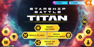 Starship Battle Titan Poster