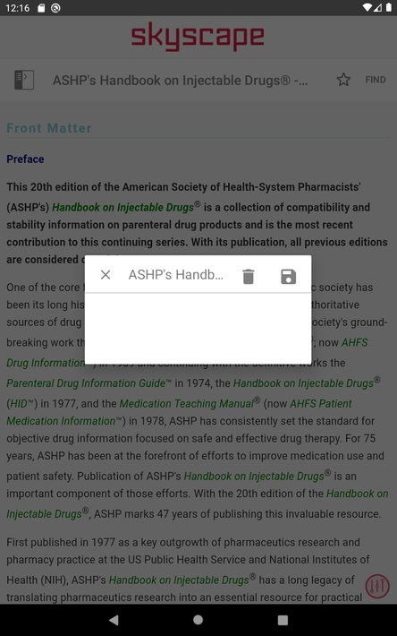 Handbook on Injectable Drugs screenshot 13