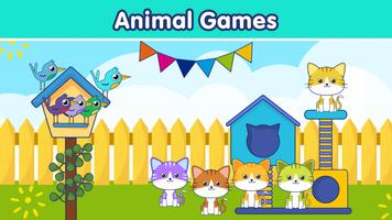 EduKid: Kids Animal Games پوسٹر