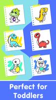 塗り絵子供 幼稚園 ユニコーン ゆにこーん  幼 児 鉛筆画 スクリーンショット 1