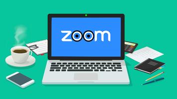 Poster ZOOM GUIDE 2020 - video calling and  conferencing