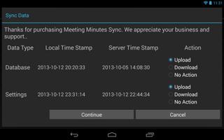 Meeting Minutes Sync Affiche