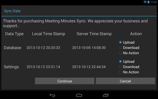 1 Schermata Meeting Minutes Sync