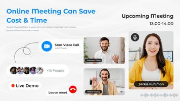 پوستر Online Conference for Meeting