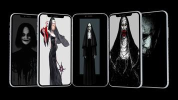 Evil nun for wallpaper-horror wallpaper ポスター