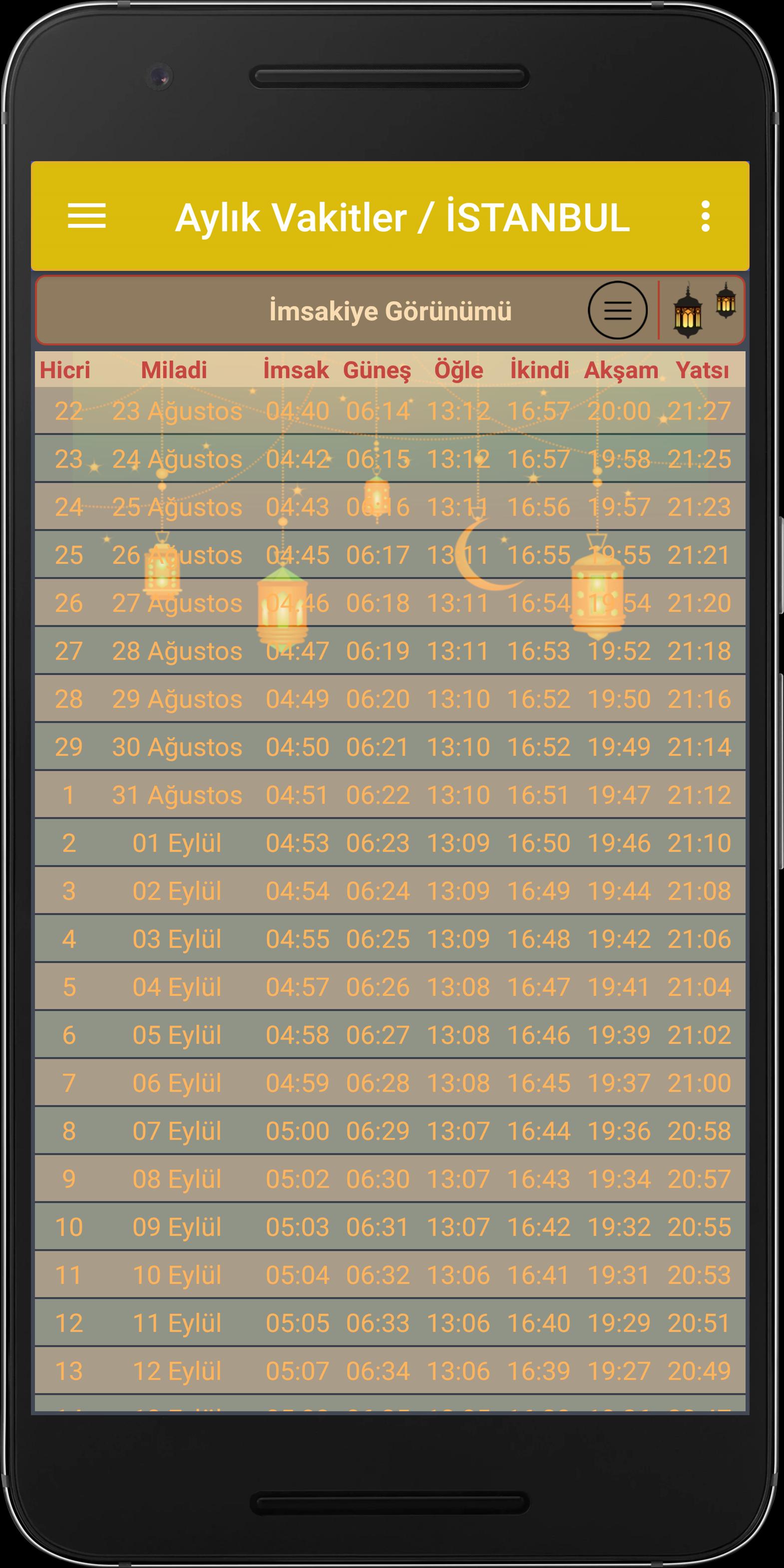 Istanbul Namaz Vakitleri 2020 For Android Apk Download
