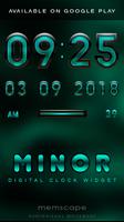 MINOR Laser Clock Widget capture d'écran 3