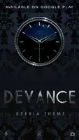 DEVANCE Analog Clock Widget capture d'écran 6