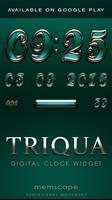 TRIQUA Analog Clock Widget ảnh chụp màn hình 3