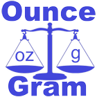 OUNCES AND GRAMS ( oz - g ) => "Crazy Easy to Use" icon