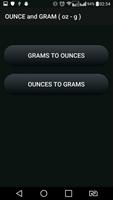 OUNCES AND GRAMS ( oz - g ) => "Crazy Easy to Use" โปสเตอร์