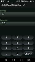 OUNCES AND GRAMS ( oz - g ) => "Crazy Easy to Use" ภาพหน้าจอ 1