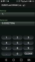 OUNCES AND GRAMS ( oz - g ) => "Crazy Easy to Use" Ekran Görüntüsü 2