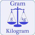 Gram and Kilogram (g - kg) Convertor 아이콘