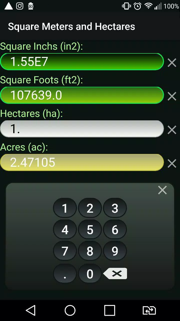 Square Meter and Hectare (m² & ha) Convertor APK voor Android Download