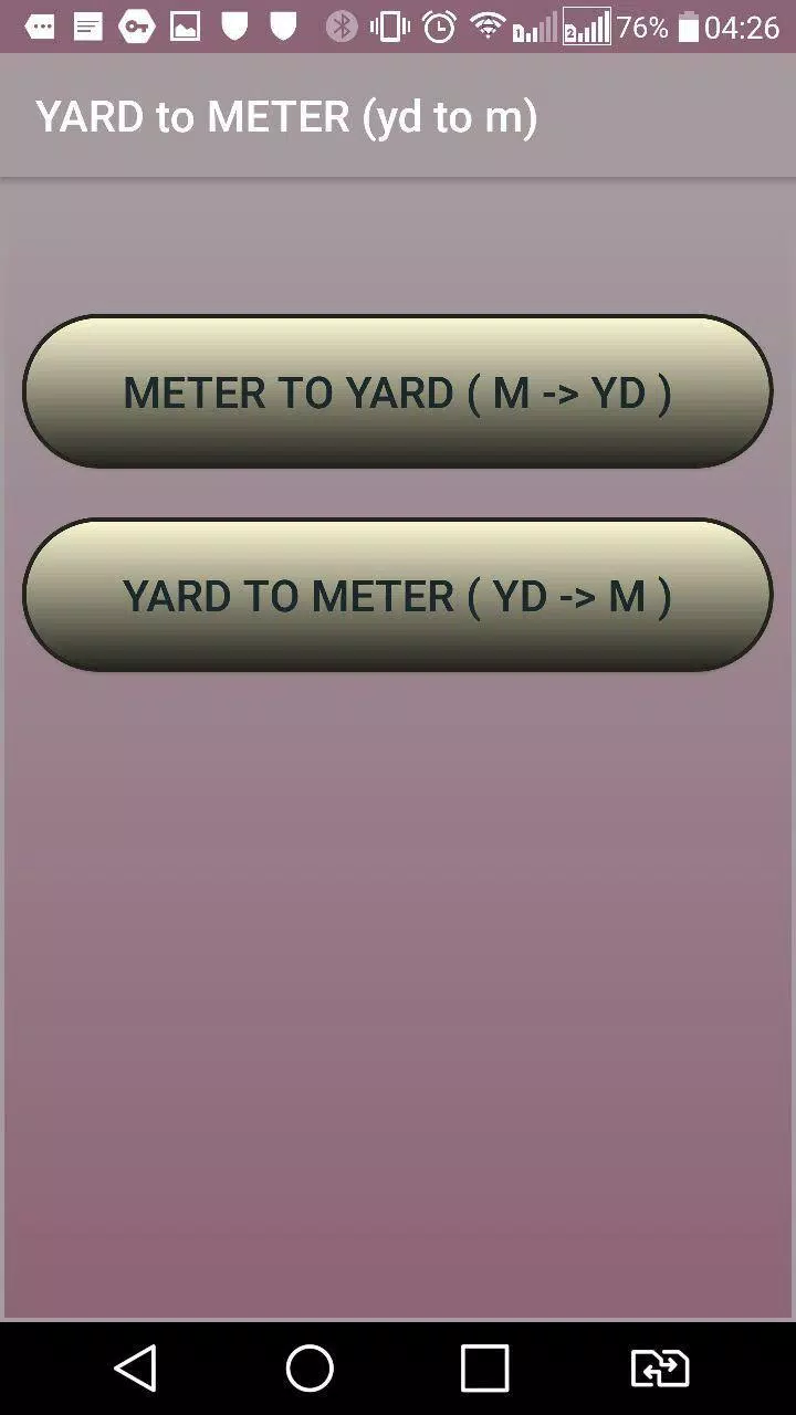 Descarga de APK de Yard to Meter and Meter to Yard (yd & m) para Android