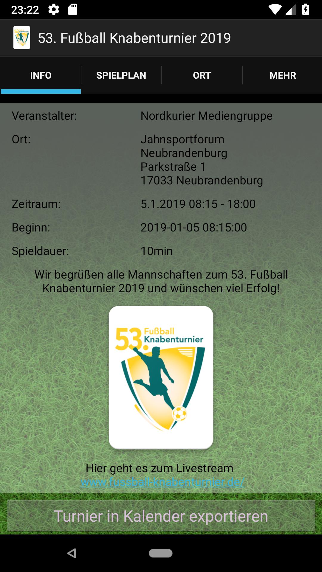 53. Fußball Knabenturnier 2019 for Android - APK Download