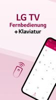 LG Fernbedienung Mit Tastatur Plakat