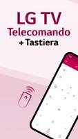 Poster LG TV Telecomando con Tastiera