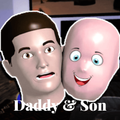Wallpaper Daddy and Son