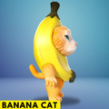 Banana Cat Wallpaper