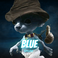 Blue Smurf Cat Wallpaper 4K