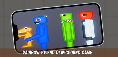 Melon Rainbow Friends mod poster