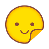 Autocollants mignons Emoji icône