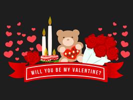 Valentines Love Stickers Affiche
