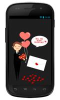 Valentines Love Stickers capture d'écran 2