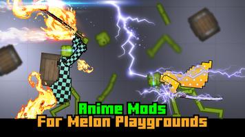 Anime mod for melon playground الملصق