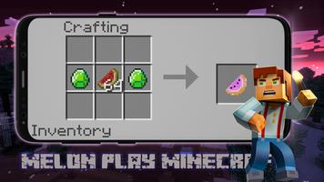 Melon Minecraft PlayGround Mod captura de pantalla 2