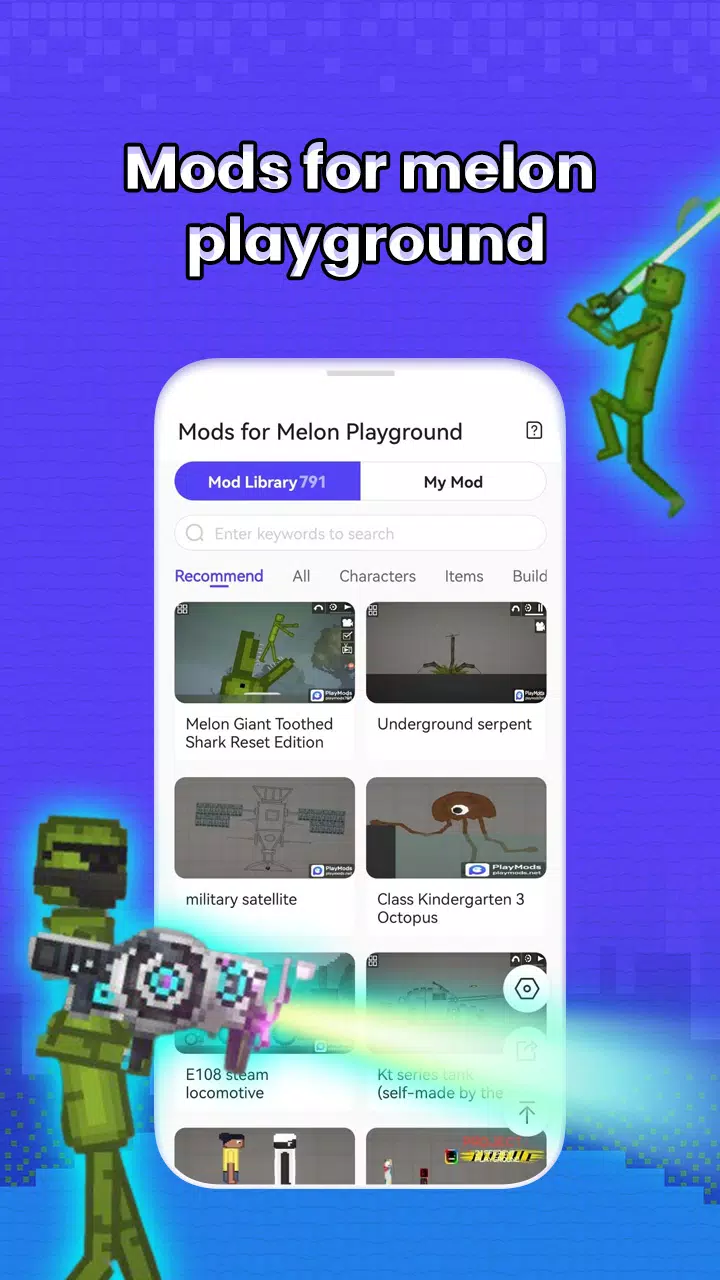 Melon Playground Mods APK - Free download for Android