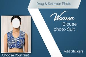 Women Blouse Photo Suit تصوير الشاشة 1