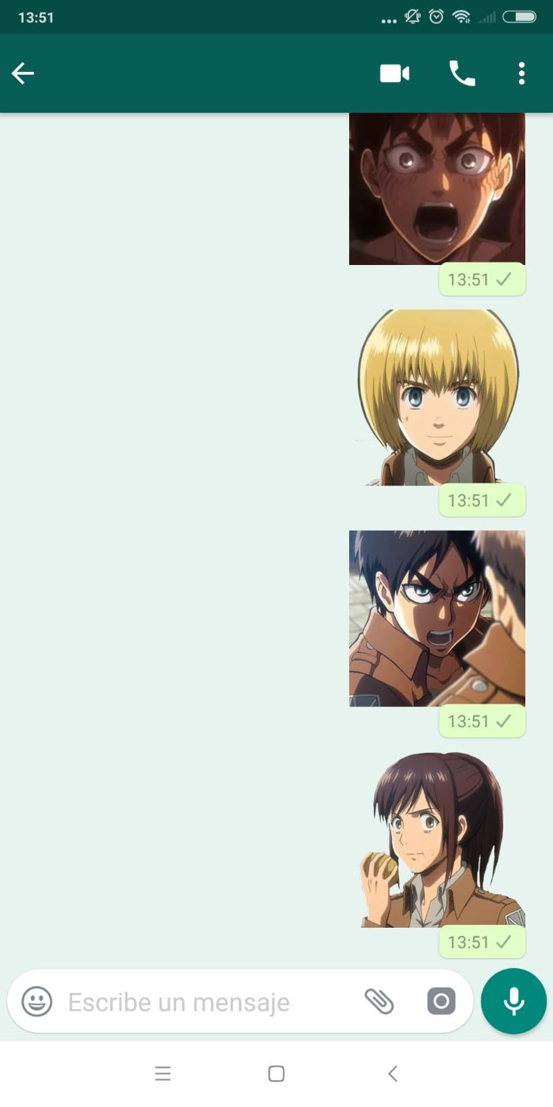 Shingeki No Kyojin Anime Stickers Para Whatsapp For Android