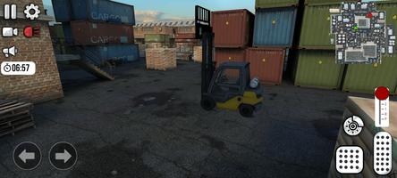 Forklift Factory Simulator ポスター