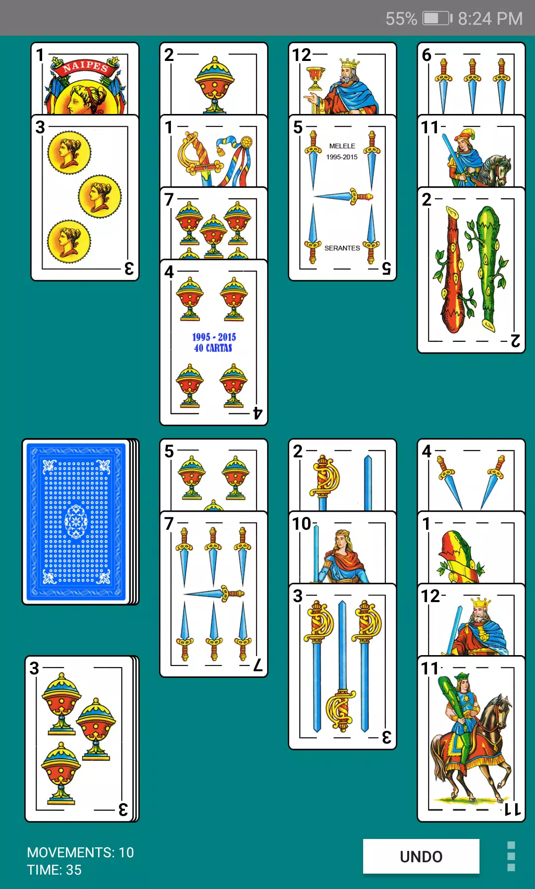 Spanish Golf Solitaire Spanish Golf Solitaire