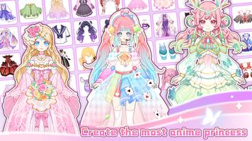 Anime Princess Dress Up Game Plakat