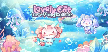 Lovely Cat Mermaid Castle