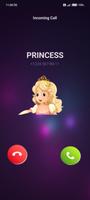 Princess Fake Call Game 2022 capture d'écran 2