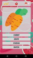 Fruit & Vegetable Quiz - Fruiz capture d'écran 1