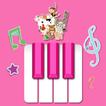 Piano Pink Animals