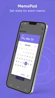 Memopad, Notepad with Calendar imagem de tela 2