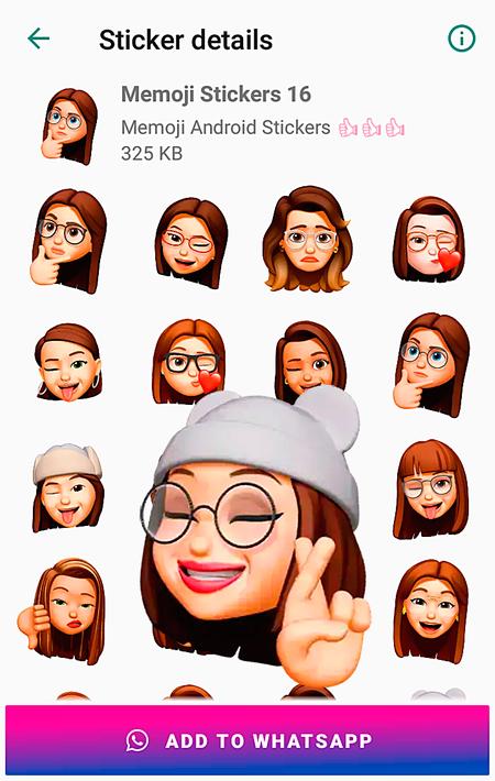 Memoji Stickers for Android WhatsApp WAStickerApps for Android - APK