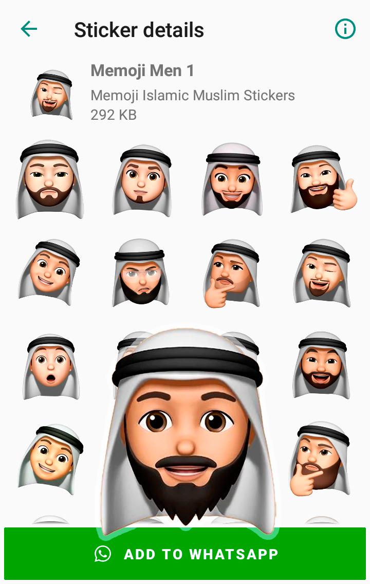Memoji Hijab Islamic Muslim Stickers for WhatsApp for Memoji Hijab Islamic Muslim Stickers for WhatsApp for