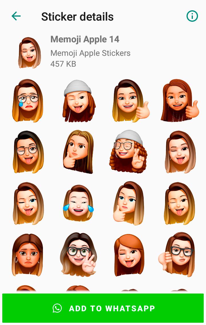 Memoji Apple Stickers For Android Apk Download