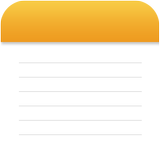 memo pad for writing أيقونة